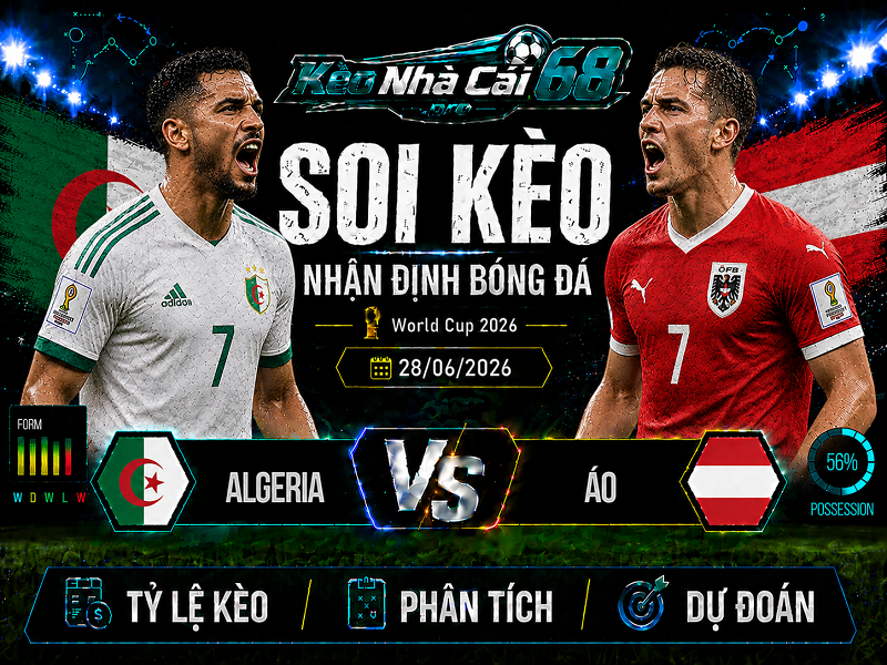Đội hình dự kiến trước trận Algeria vs Áo Đội hình dự kiến trước trận Algeria vs Áo