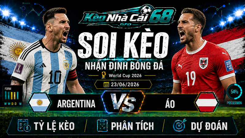 Đội hình dự kiến trước trận Argentina vs Áo Đội hình dự kiến trước trận Argentina vs Áo